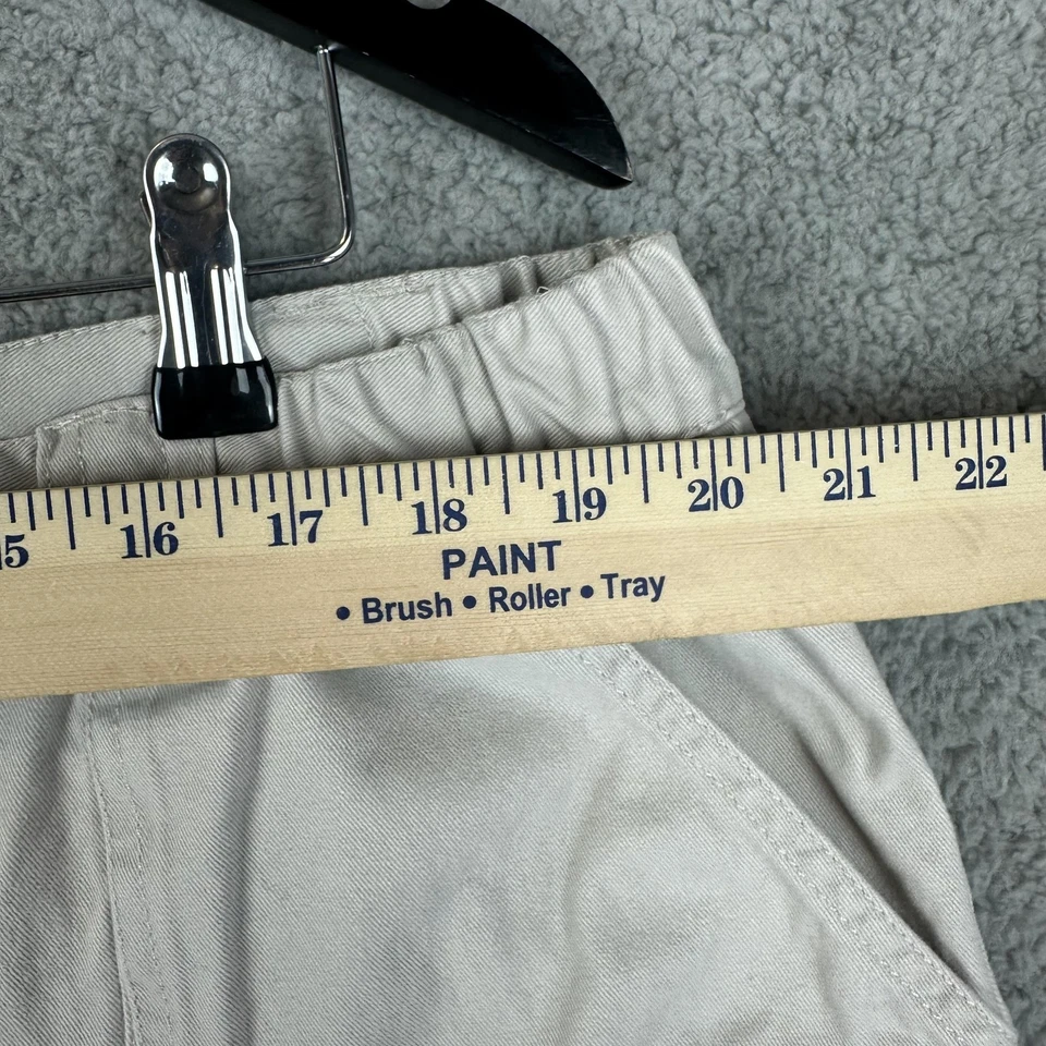 Croft & Barrow Cargo Shorts Mens 42 Ivory Pockets Casual Outdoor Khaki Hiking - Image 2 of 4