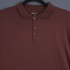 SCOTTeVEST Bamboo TEC Polo Mens 2XL Brick Red Short Sleeve Shirt Pockets XXL