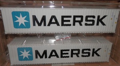Menards Intermodal MENARDS MAERSK SEALAND 40’ INTERMODAL CONTAINERS! O GAUGE O SCALE | eBay