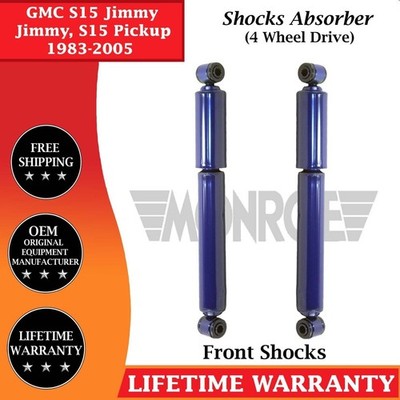 MONROE OEM Front Shocks For 1983-2005 GMC Jimmy, S15 Jimmy, S15 Pickup 4WD