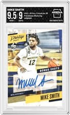 2021-22 Panini Chronicles DP Mike Smith #PBMSM Prestige Bonus Shots Sign Auto