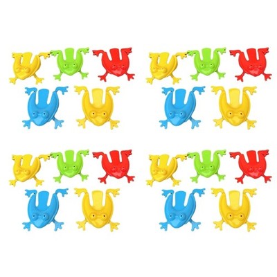 Children s Jumping Leaping Launching Toy Funny Colorful Frog Shape Toy