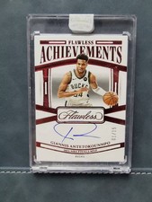 Giannis Antetokounmpo 2023-24 Panini Flawless Achievements Auto Ruby Red /15