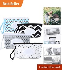 Travel-Ready Refillable Wet Wipe Holder   4 Dispensers, Perfect for Moms