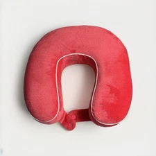 Memory Foam U Shaped Travel Sleep Pillow Head Back Neck Support Cushion Pink