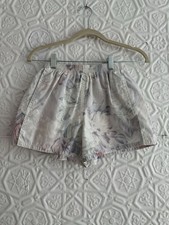 vintage 1980s Ann Taylor floral cotton short shorts-Cottage core-Summer-Small