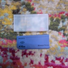 Genuine Sony Memory Stick 16MB MSA-16A Camera Memory Card Tested Works