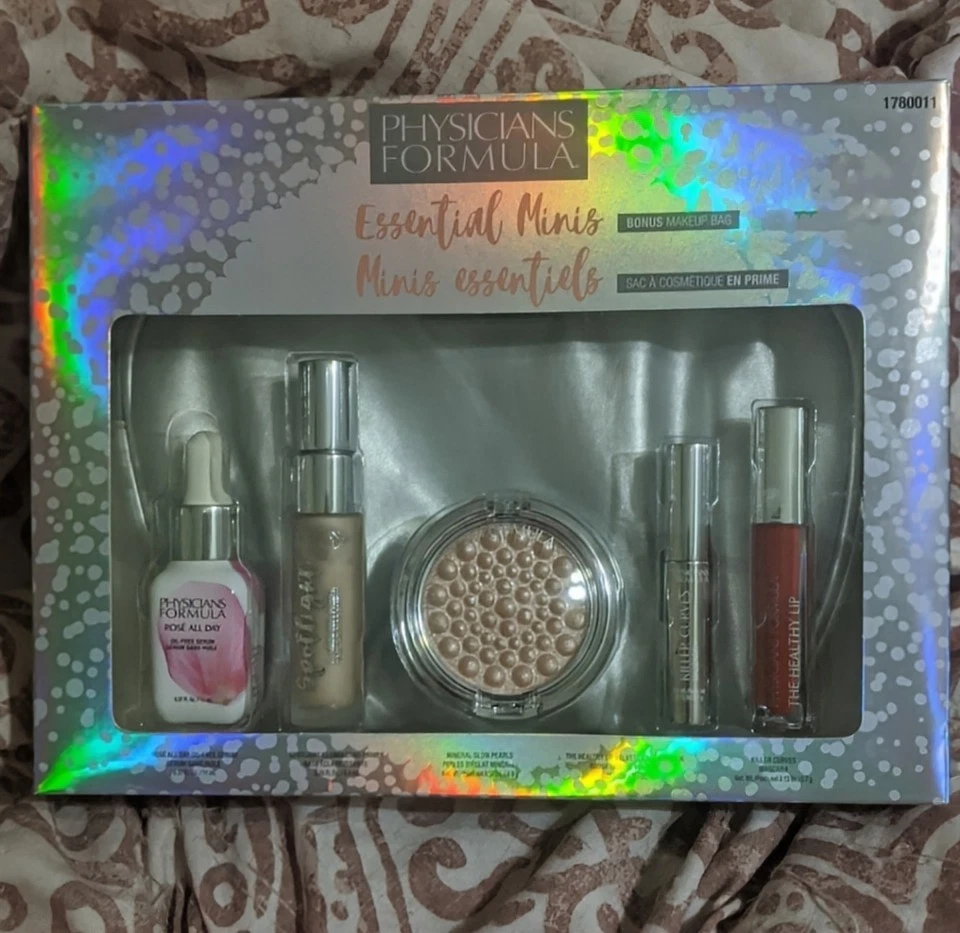 Physicians Formula’s Essential Minis Makeup Gift Kit Set W/ Bonus Makeup Bag