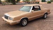 1982-83 Lebaron Convertible Top Buckskin Vinyl 1982-83 Lebaron Convertible Top Buckskin Vinyl