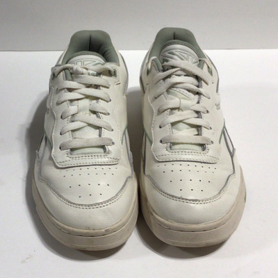 Reebok Club C White Green Leather Low Top Athletic Sneakers Lace Up Unisex