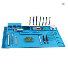 Soldering Matt Phone Repair Mat Maintenance Station Magnetic Heat Insulation UK