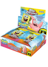 2025 Topps Chrome Spongebob Squarepants Hobby Box 25th Anniversary Brand New Qty