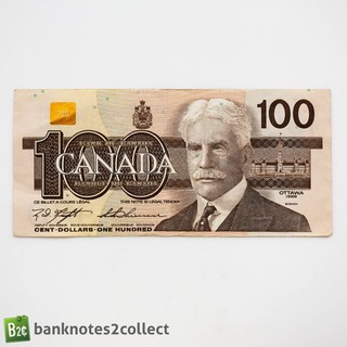 CANADA: 1 x 100 Canadian Dollar 1988 Banknote.