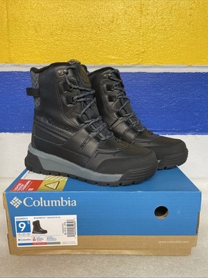 Columbia Womens 9.5 Bugaboot Celsius Plus Waterproof Hiking Snow Boots Black New