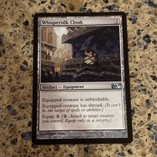 Whispersilk Cloak 221 Core Set 2011 (M11) Regular MTG TCG CARD NM
