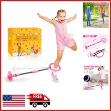Kids Ankle Skip Ball Toy with Color Flash Wheel for Active Play Outdoors