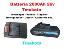 Batteria Tmakota 26v 2.0Ah per Cesoie Avvitatori ecc Attacco Vecchio