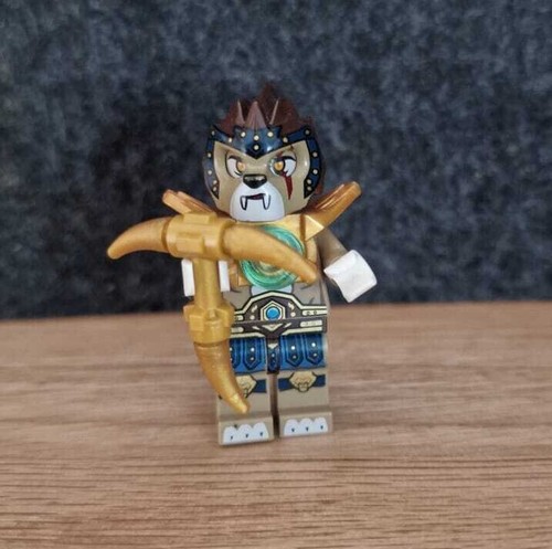 LEGO Minifigur Figur Legends of Chima Feuer Eis Löwen Löwe Longtooth Waffe