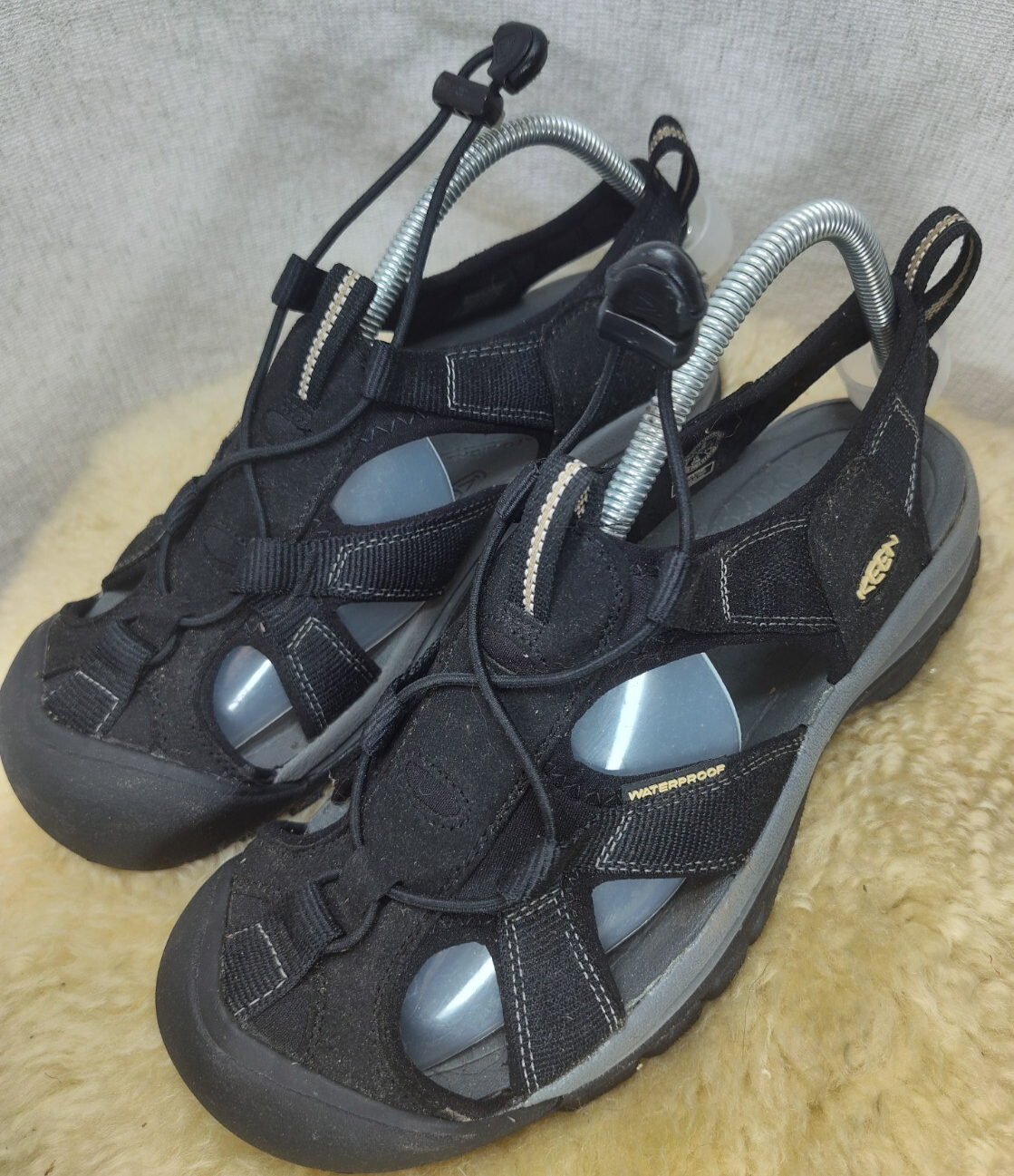 SANDALI KEEN UOMO PASSEGGIO ESCURSIONISMO ACQUA SJPES STRINGATI TAGLIA 8 BLU