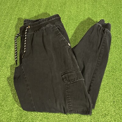 Ecko Unltd Casual Cargo Style Pants w/ Drawstring - Mens Medium - Blue