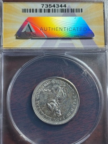 1893 United States Commemorative Isabella Silver Quarter ANACS AU Details - Picture 7 of 10