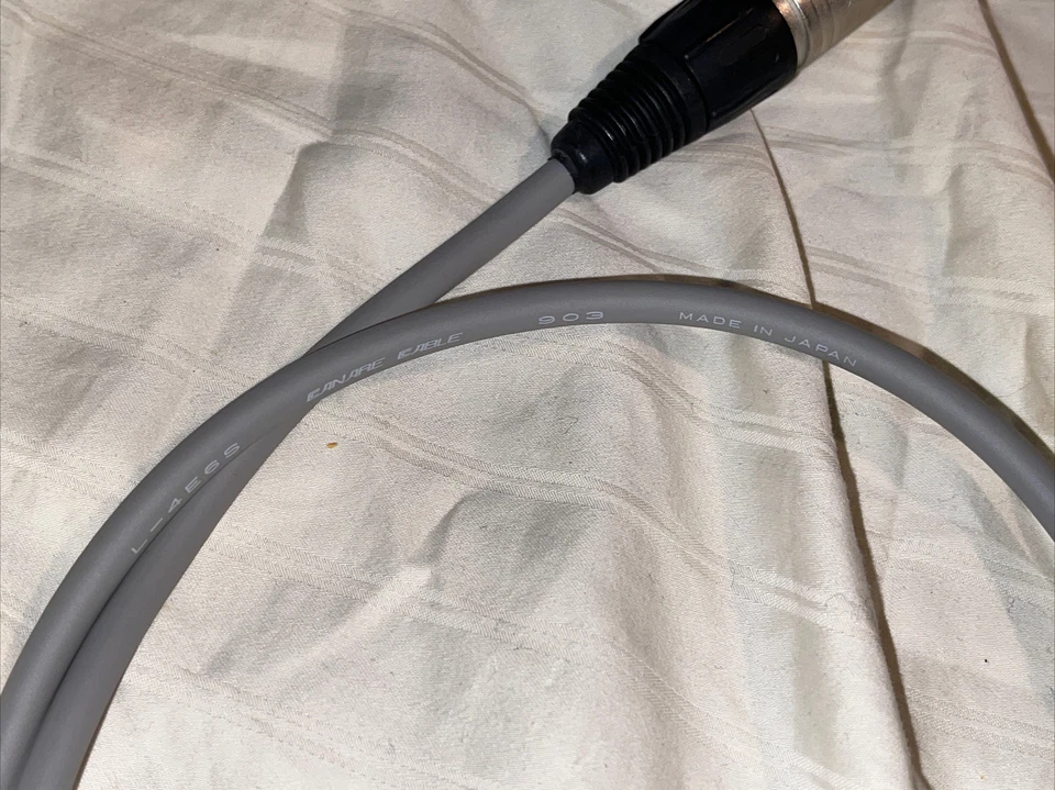 8 Canare L-4E6S Neutrik XLR Fe to 1/4" Fe TRS Stereo Balanced Audio Cables 3’ - Image 2 of 4