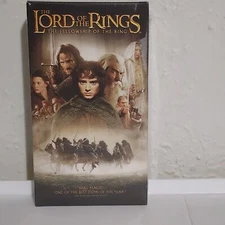 The Lord of the Rings Fellowship of the Ring 2002 VHS Sealed - Never Circulated