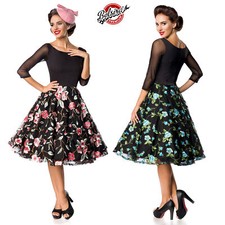 Vestito Donna Elegante Look Vintage Retrò Anni 50 Cerimonia Belsira 50127