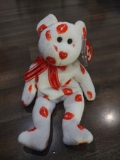 TY beanie baby, vintage, smooch, the kissing bear