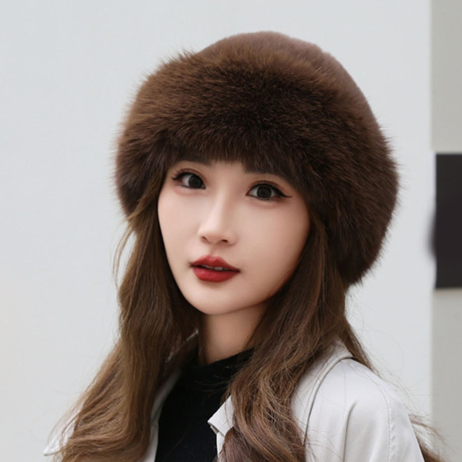 Women Cold Weather Hat Solid Color Stylish Women's Winter Hats