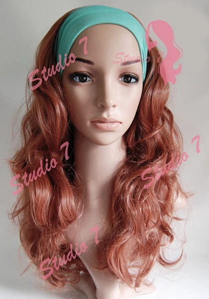 Pink top 3/4 wig