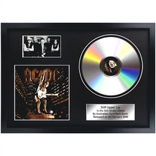 AC/DC – Stiff Upper Lip / Memorabilia / Souvenir in black frame / interior decor