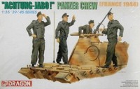 Kit Actionfigur Militari Dragon Achtung - Jaboi Panzer Crew France 1944 1:35