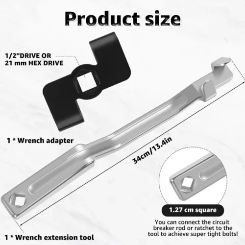 Hand Held Spanner Extender Bar Wrench Extender Adaptor Auxiliary Removal Tool AU - Picture 2 of 12