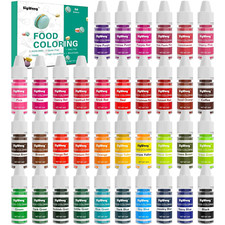 Food Coloring - 36 Color Concentrated Liquid Food Coloring Set - Neon Liquid ...