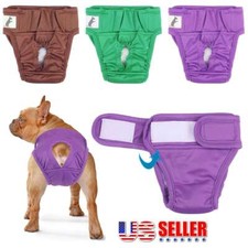 Reusable  Washable Dog Diapers 1 Pack - for Female Dogs - Heat Incontinence