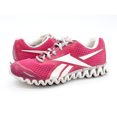 Reebok Shoes Womens 6 Pink Mesh Premier Zigfly Smooth Fit Trainers Sneakers