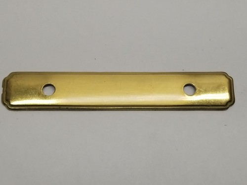Belwith Keeler Solid BRASS BACKPLATE P513-SB Cabinet Door 6pack KBC3 N20883 - Picture 6 of 7