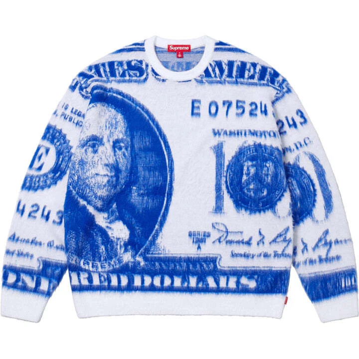 Pull blanc Supreme Money