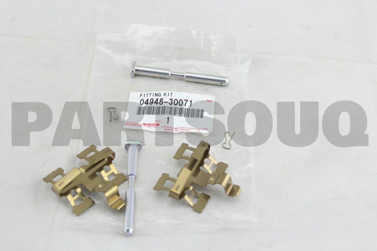 0494830071 Genuine Toyota FITTING KIT, DISC BRAKE, REAR 0494830071 Genuine Toyota FITTING KIT, DISC BRAKE, REAR