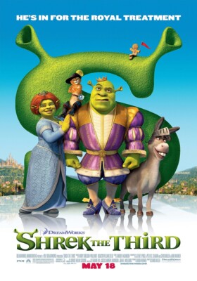 Shrek the Third (2007) Shrek the Third Movie Filmplakat Poster #530
