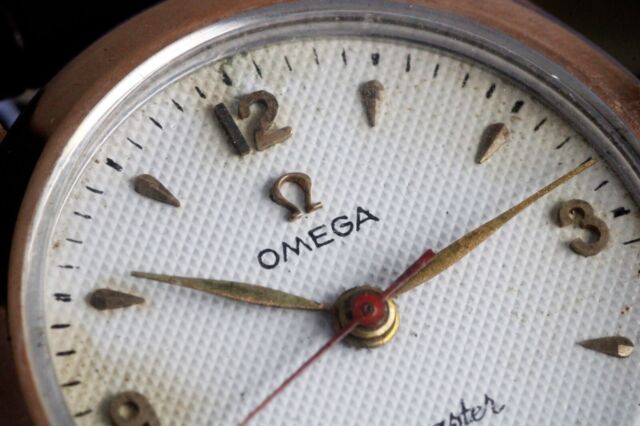 Omega Seamaster Gold Cap Winding Ladies Vintage Wrist Watch With Box CB10230