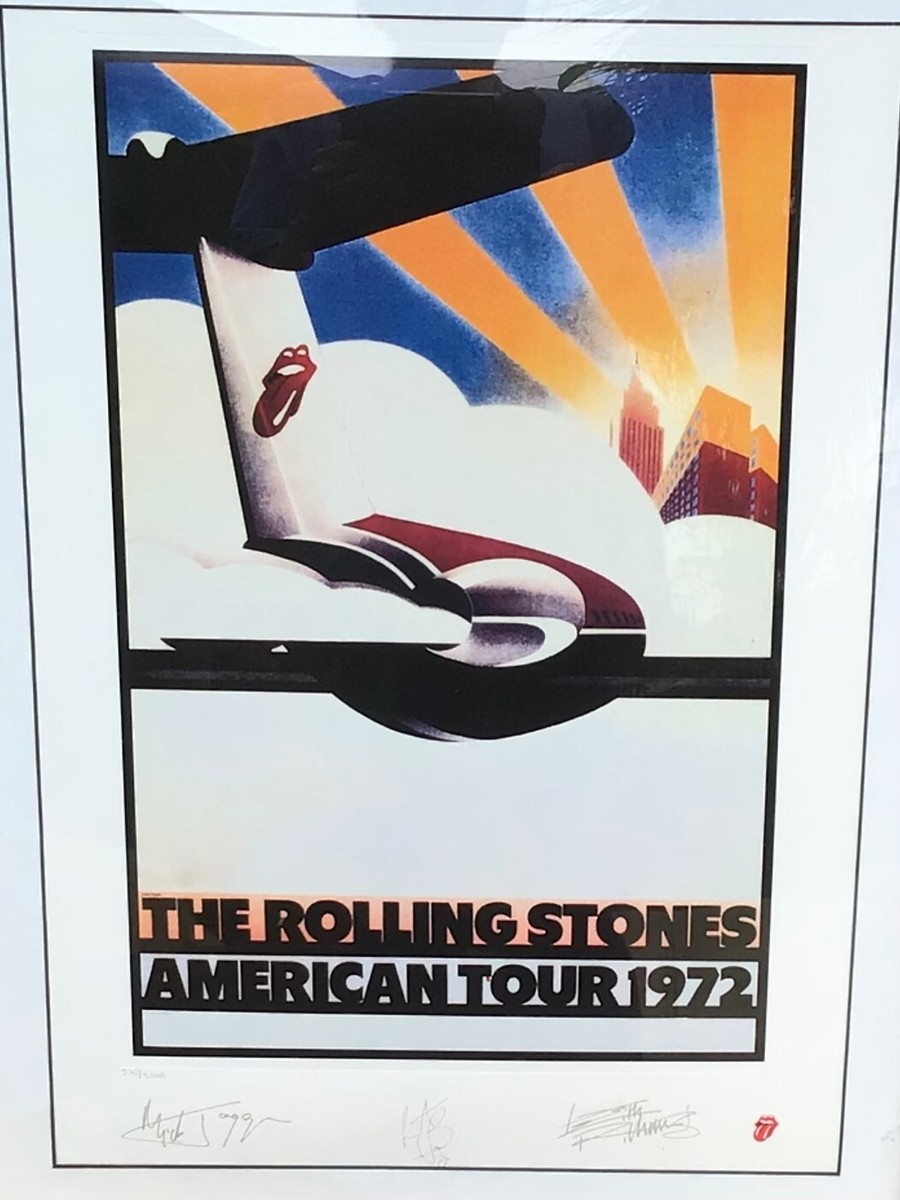 1972 Rolling Stones American Tour Poster | eBay