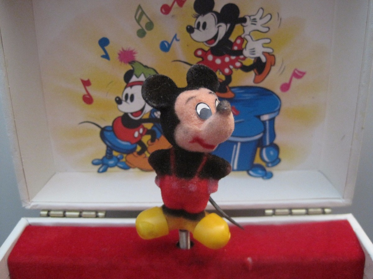 Disney Mickey and Minnie Musical Jewelry Box Vintage $71.91  display picture 1
