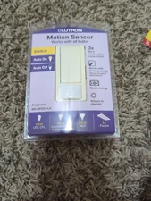 Lutron MS-OPS2H-LA Maestro Small Room Occupancy Sensor Switch Light Almond G1