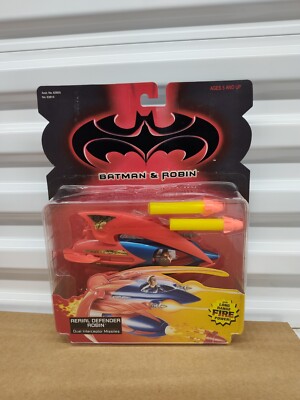 Kenner Batman & Robin Aerial Defender Robin Dual Interceptor Missiles Fire Power