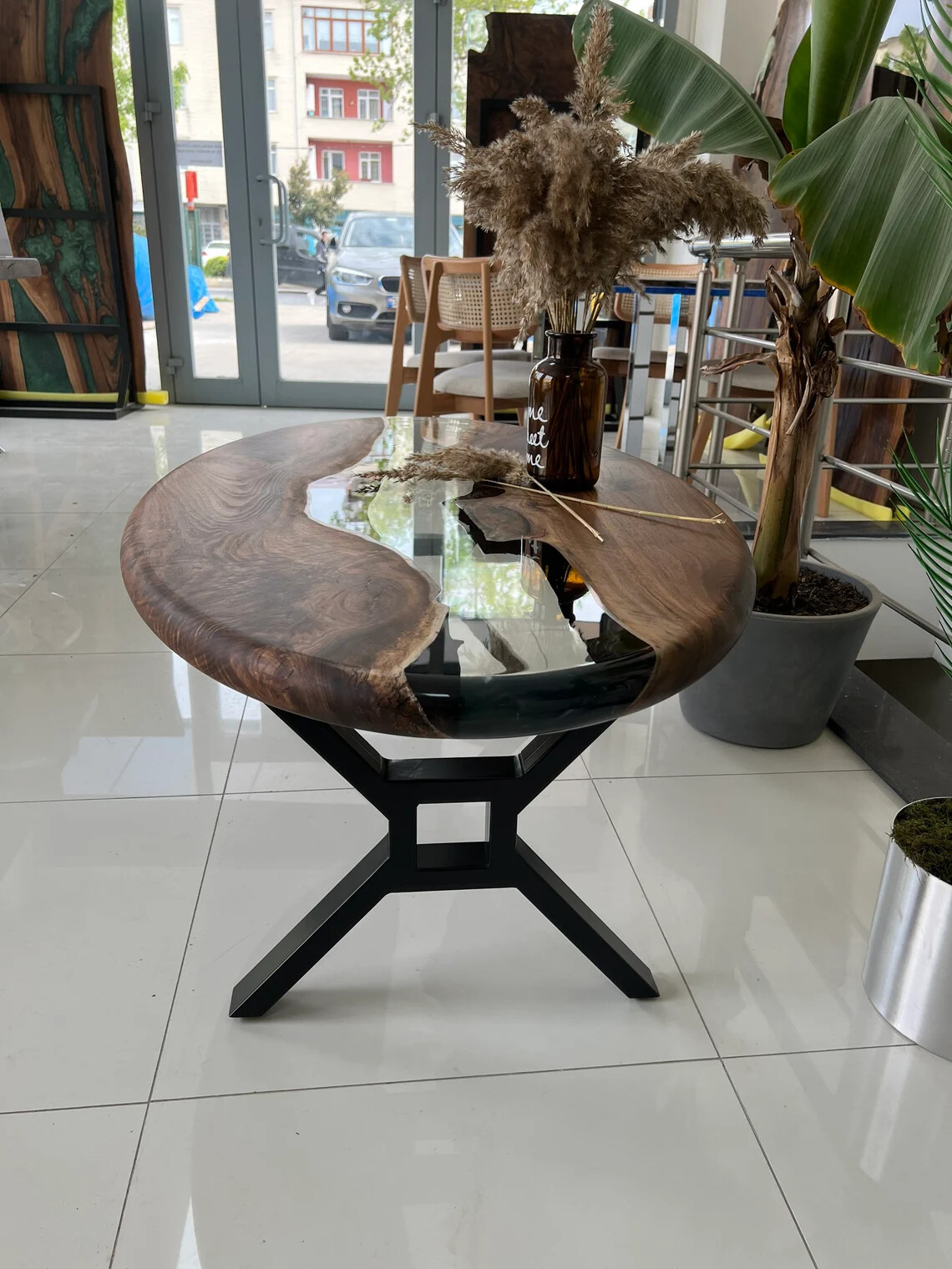 Oval coffee table, Oval dining room table, Epoxy table, Coffee table Home Decor