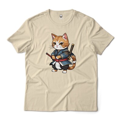 Cute Ninja Cat Aesthetic Graphic T-Shirt Unisex