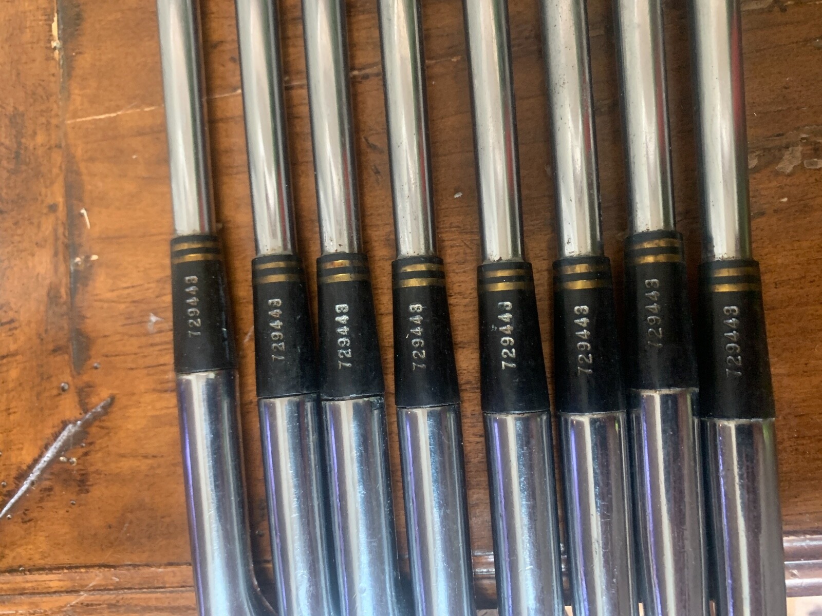 как выглядит VINTAGE SPALDING EXECUTIVE REGISTERED IRON SET 3-W фото