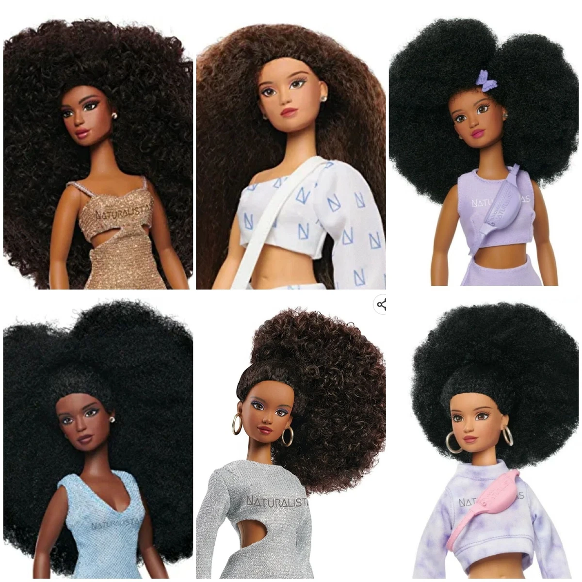 Black Barbie dolls